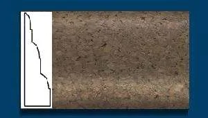 Плинтус пробковый ArtCorkDesing С 105 (Колер 7) 18x45x910 мм в Тюмени