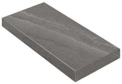 Керамогранит Italon Контемпора Карбон 33x120 ступень угловая правая в Тюмени