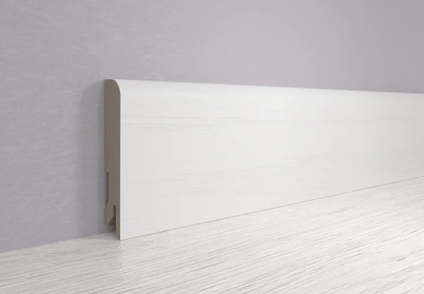 Плинтус MDF Bonkeel 24116 Белый (80х16х2400 мм) в Тюмени