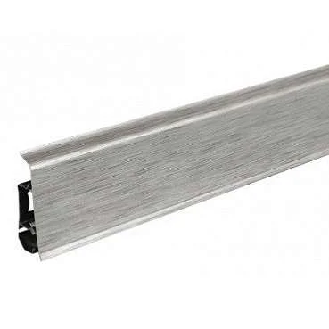 Плинтус пластиковый Arbiton INDO70 17 Алюминий 2,5 м в Тюмени