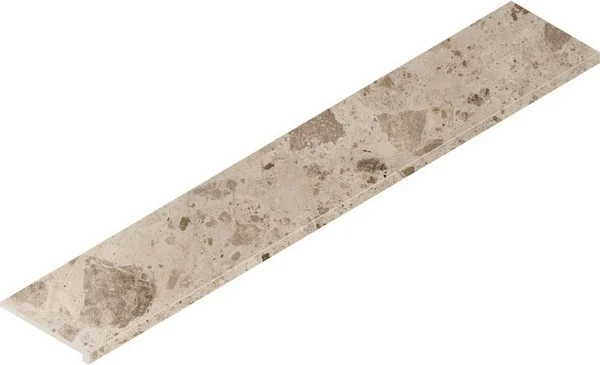 Керамогранит Italon Континуум Стоун Беж Ступень угловая правая 33х160 (Натуральная) в Тюмени