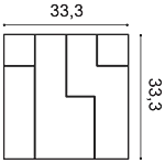 Декоративная панель Orac W102 (33.3x33.3x2.5 см) в Тюмени