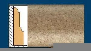 Плинтус пробковый ArtCorkDesing С 104 (Колер 5) 12x40x910 мм в Тюмени