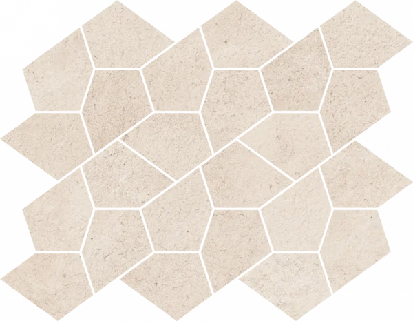 Керамогранит Italon Этернум Сноу Мозаика Калейдо 35.6х27.6 (Натуральная) в Тюмени