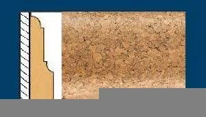 Плинтус пробковый ArtCorkDesing С 103 (Колер 8) 12х65х910 мм в Тюмени