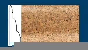 Плинтус пробковый ArtCorkDesing С 105 (Колер 8) 18x45x910 мм в Тюмени