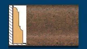 Плинтус пробковый ArtCorkDesing С 103 (Колер 11) 12х65х910 мм в Тюмени