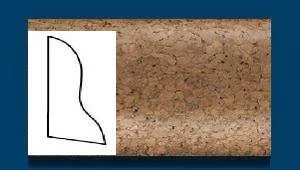 Плинтус пробковый ArtCorkDesing С 102 (Колер 9) 20x40x910 мм в Тюмени