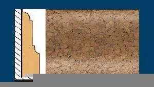 Плинтус пробковый ArtCorkDesing С 104 (Колер 9) 12x40x910 мм в Тюмени