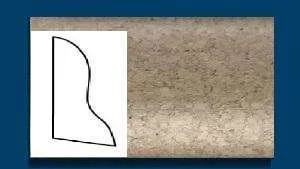 Плинтус пробковый ArtCorkDesing С 102 (Колер 6) 20x40x910 мм в Тюмени