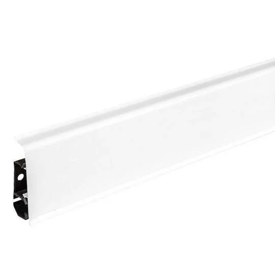 Плинтус пластиковый Arbiton INDO70 01 Белый блеск 2,5 м в Тюмени