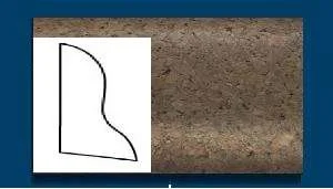 Плинтус пробковый ArtCorkDesing С 102 (Колер 7) 20x40x910 мм в Тюмени