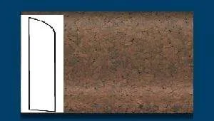 Плинтус пробковый ArtCorkDesing С 106 (Колер 11) 10х60х910 мм в Тюмени