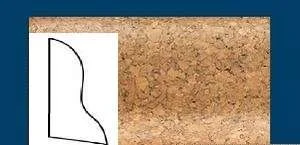 Плинтус пробковый ArtCorkDesing С 102 (Колер 8) 20x40x910 мм в Тюмени