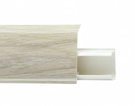 Пластиковый плинтус Royce №526 Дуб Орегон (55х23х2200мм) в Тюмени