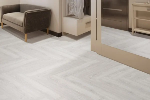 Виниловый пол Floor Factor Herringbone White Smoke Oak в Тюмени