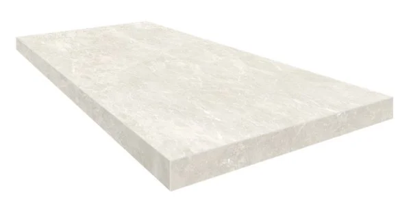 Керамогранит Coliseum Да Винчи Уайт Ступень угловая правая (Натуральный, 33х60) в Тюмени