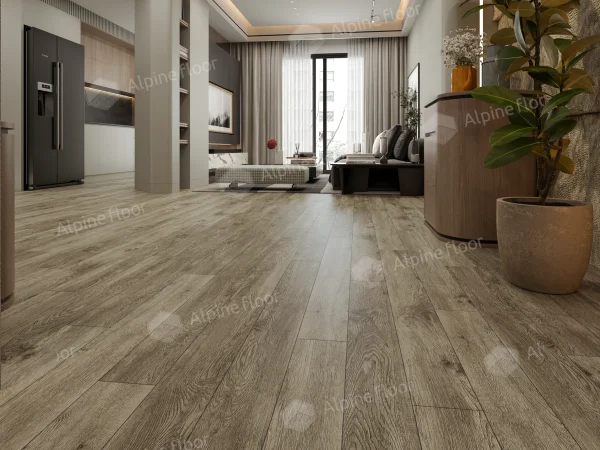 Каменно-полимерная плитка Alpine Floor Grand Sequoia Village Венге Грей ECO 11-807 4мм, 43 класс в Тюмени