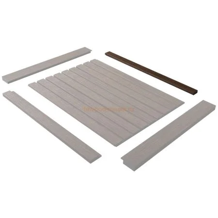 Финишный молдинг LF124B BR396 левый декорированный (31х12х2700мм) в Тюмени