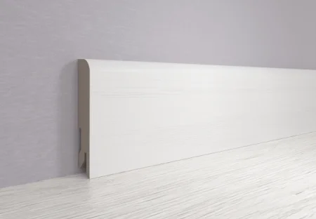 Плинтус MDF Bonkeel 24116 Белый (80х16х2400 мм) в Тюмени