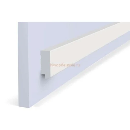 Финишный молдинг LF124B NP левый белый (31х12х2700мм) в Тюмени
