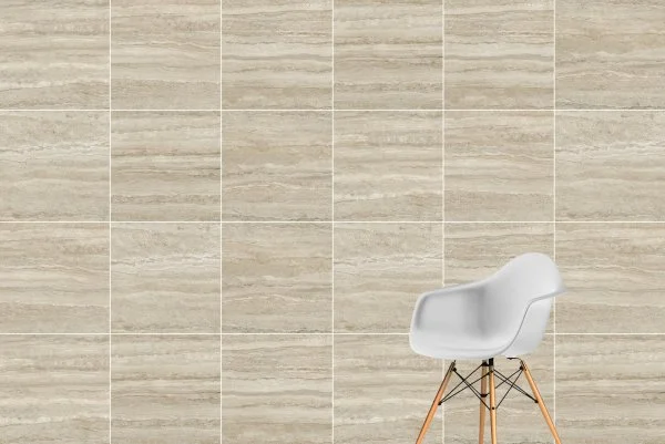 Керамогранит Vitra CityStone Травертин Линейный 60х60 (Натуральная и Реттифицированная) в Тюмени