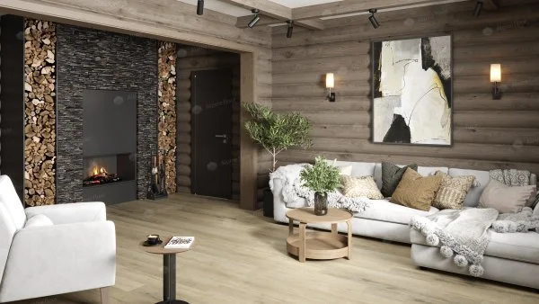 Кварц-виниловая плитка Alpine Floor Premium XL Дуб Сливочный ЕСО 7-19, 8 мм. 43 класс в Тюмени