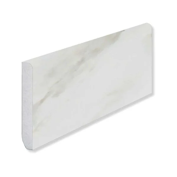 Кварцевый плинтус Fargo 6089-1 Белый Мрамор 80х11х2200 мм в Тюмени