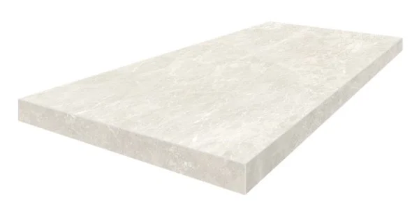 Керамогранит Coliseum Да Винчи Уайт Ступень угловая левая (Натуральный, 33х60) в Тюмени