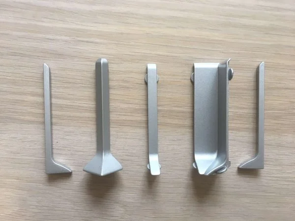 Соединитель для плинтуса ЭлитПроф Плоский 100 (Алюм) в Тюмени