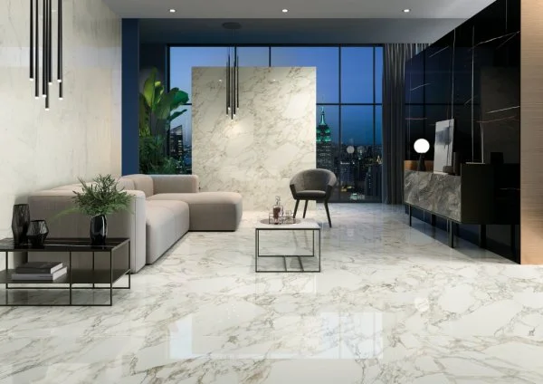 Керамогранит Italon Шарм Делюкс Арабескато Уайт 80х160 (Люкс и реттифицированная) в Тюмени