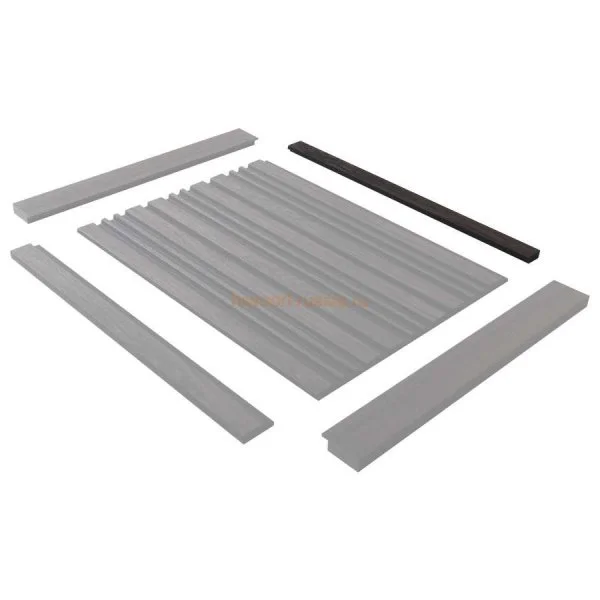 Финишный молдинг LF124B BR395K левый декорированный (31х12х2700мм) в Тюмени