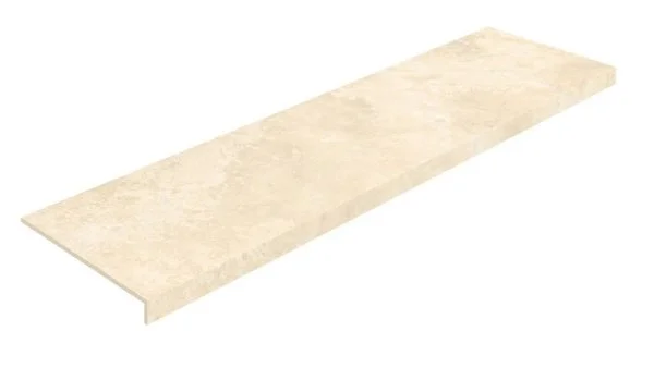 Керамогранит Coliseum Аурелия Уайт Ступень фронтальная (Натуральный, 33х120) в Тюмени