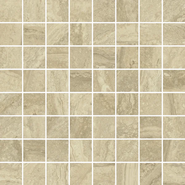 Керамогранит Italon Шарм Эдванс Травертино 29,2х29,2 мозаика (Люкс) в Тюмени