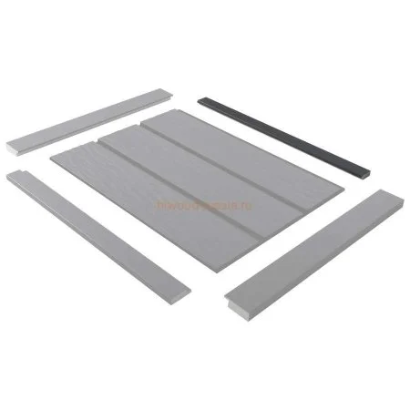 Финишный молдинг LF124B GR15K левый декорированный (31х12х2700мм) в Тюмени