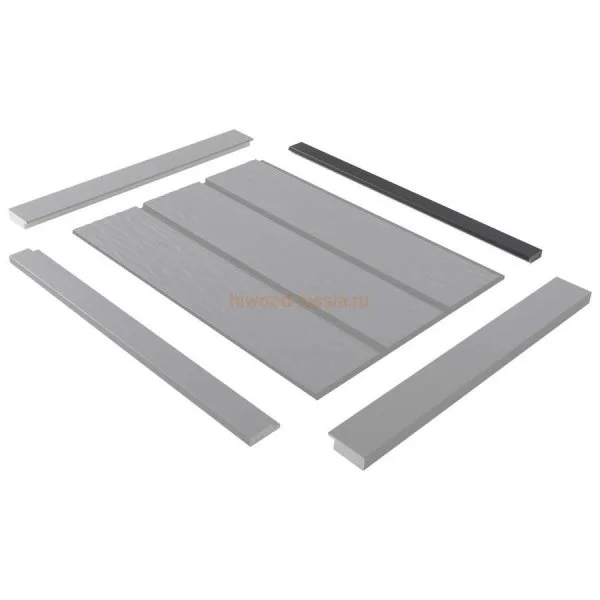 Финишный молдинг LF124B GR15K левый декорированный (31х12х2700мм) в Тюмени