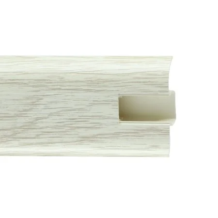 Пластиковый плинтус Royce №851 Дуб Льняной (58х22х2200мм) в Тюмени