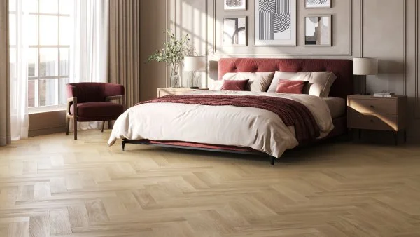 Паркетная доска Quartz Parquet Английская Ёлка Дуб Лимба 33-405 в Тюмени