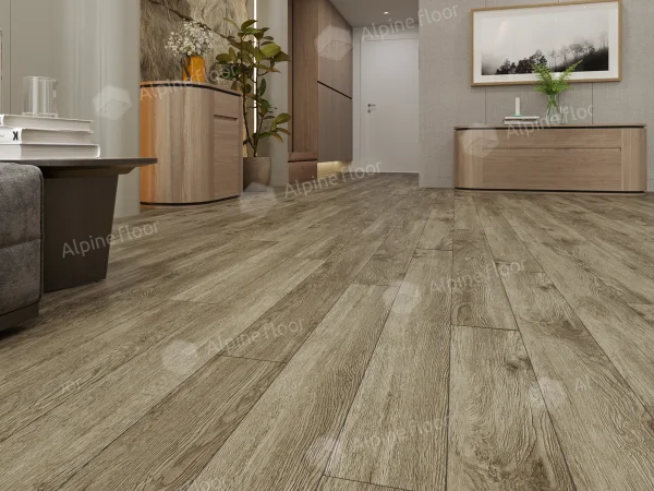 Каменно-полимерная плитка Alpine Floor Grand Sequoia Village Венге Грей ECO 11-807 4мм, 43 класс в Тюмени