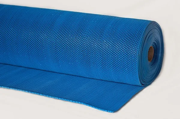 Грязезащитное рулонное покрытие ЗигЗаг Синий 4,5 мм (1,2 м) Китай в Тюмени