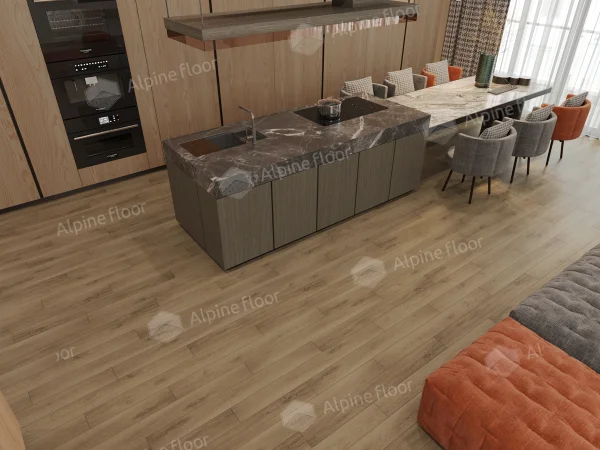 Каменно-полимерная плитка Alpine Floor Grand Sequoia Village Вайпуа ECO 11-1907 4мм, 43 класс в Тюмени