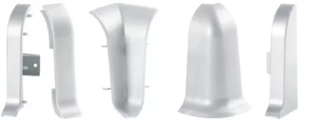 Заглушка для плинтуса ALP-C43 Серебро (ПВХ) в Тюмени