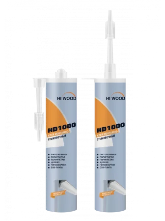 Монтажно-стыковочный клей HiWood HD1000 Белый 280 ml в Тюмени