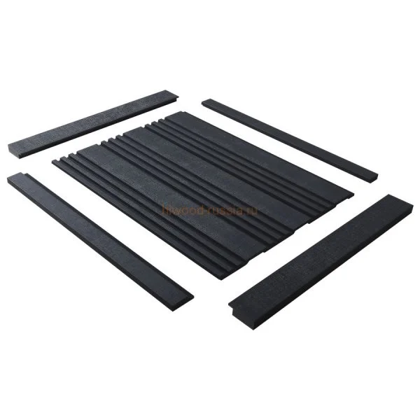 Финишный молдинг LF124B BK114K левый декорированный (31х12х2700мм) в Тюмени