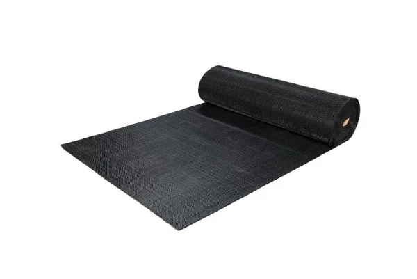 Грязезащитное рулонное покрытие ЗигЗаг Черный 5 мм (0,9 м) Китай в Тюмени