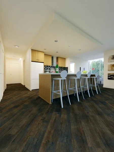 Кварц-виниловая плитка FineFloor Light Дуб Берген FF-1372 в Тюмени