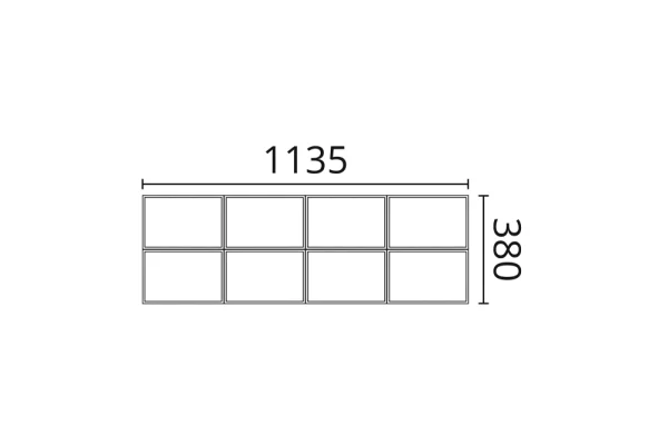 Декоративная панель NMC Arstyl Bump (113.5x38x4.3 см) в Тюмени