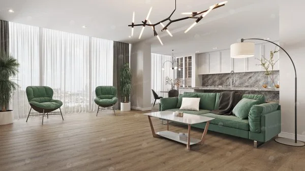 Каменно-полимерная плитка Alpine Floor Solo Plus Ларгетто ЕСО 14-301, 4 мм, 43 класс в Тюмени