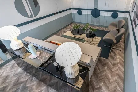 Пробковое покрытие CorkStyle Chevron Silver в Тюмени