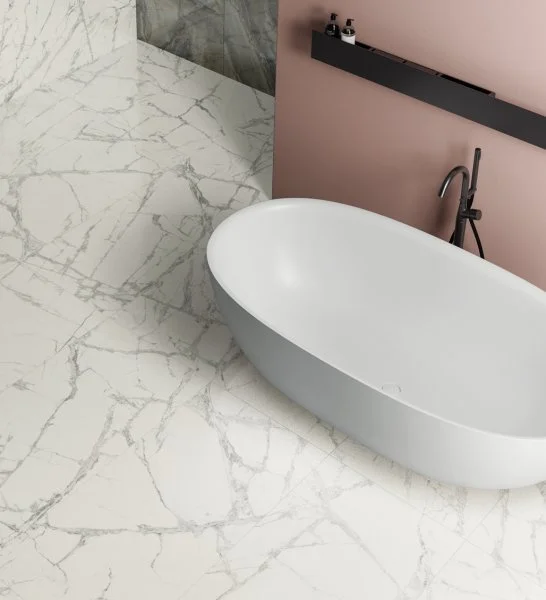 Керамогранит Italon Шарм Делюкс Инвизибл Уайт 60х120 (Паттинированная и реттифицированная) в Тюмени